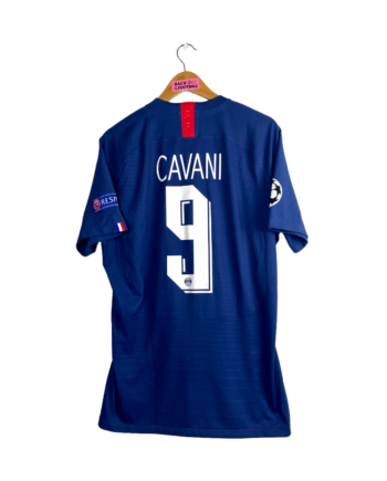 maillot vintage domicile du PSG 2019/2020 préparé (match issue) pour Cavani #9