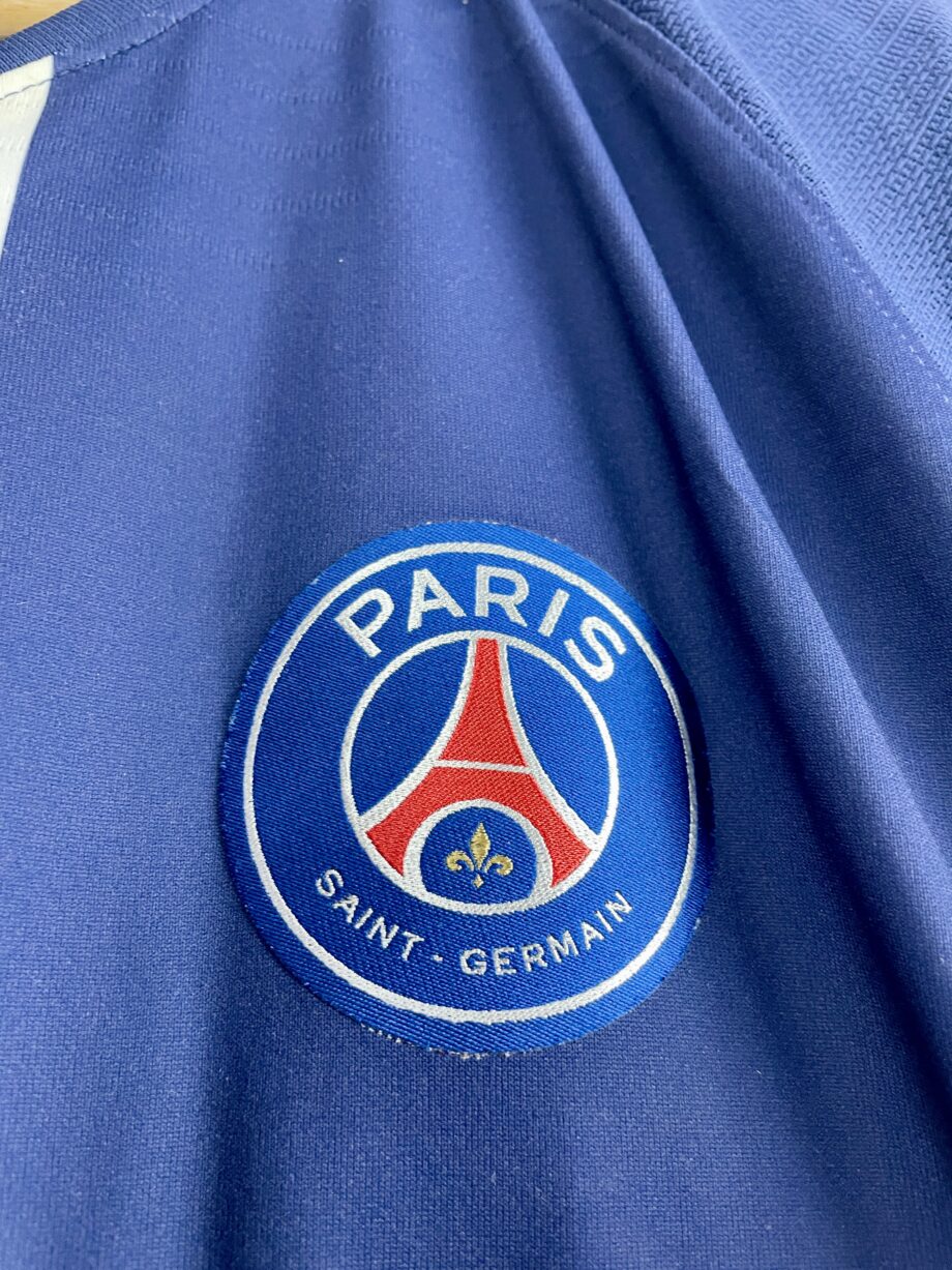 maillot vintage domicile du PSG 2019/2020 préparé (match issue) pour Cavani #9