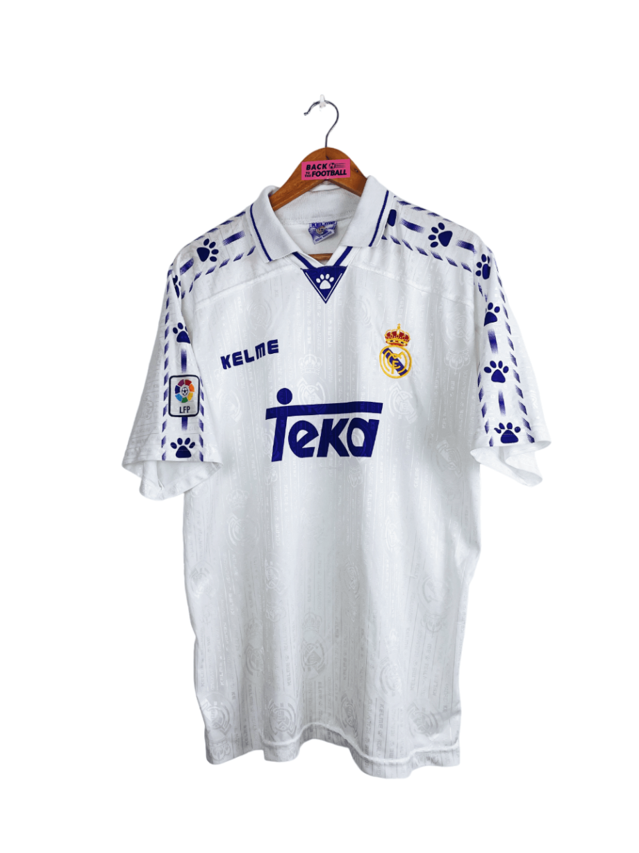 maillot vintage domicile du Real Madrid 1996/1997