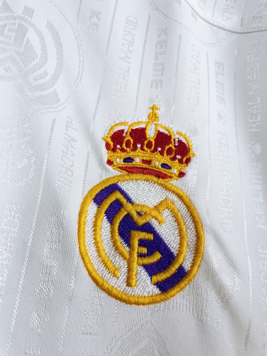 maillot vintage domicile du Real Madrid 1996/1997