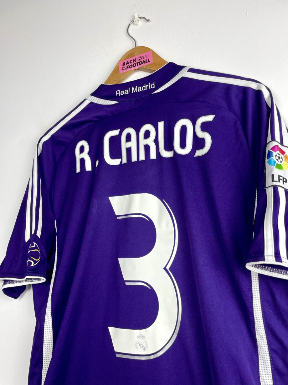 maillot vintage third du Real Madrid 2006/2007 floqué Roberto Carlos #3