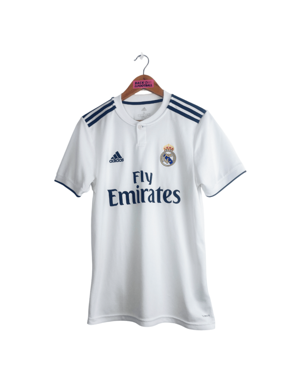 maillot vintage domicile du Real Madrid 2018/2019 floqué Benzema #9