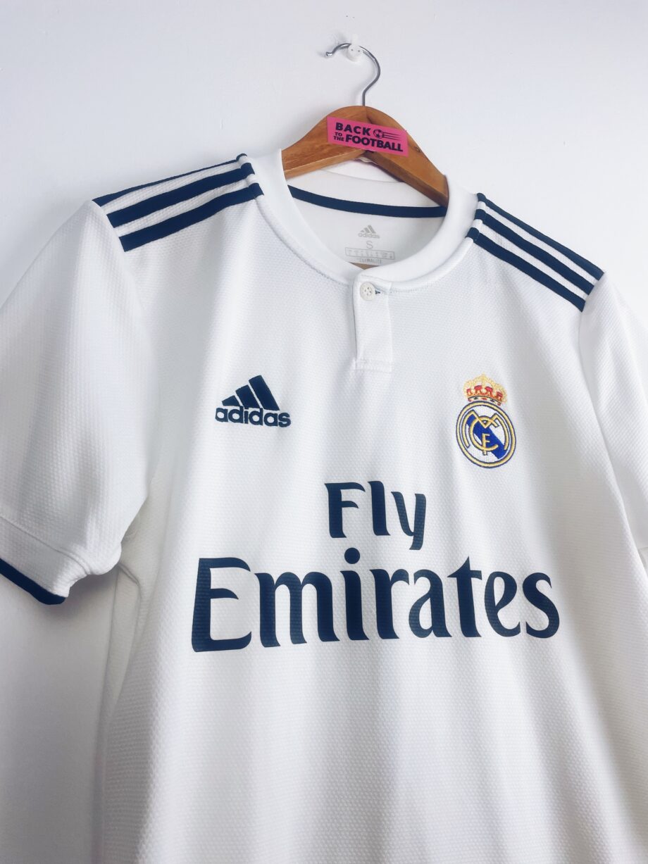 maillot vintage domicile du Real Madrid 2018/2019 floqué Benzema #9