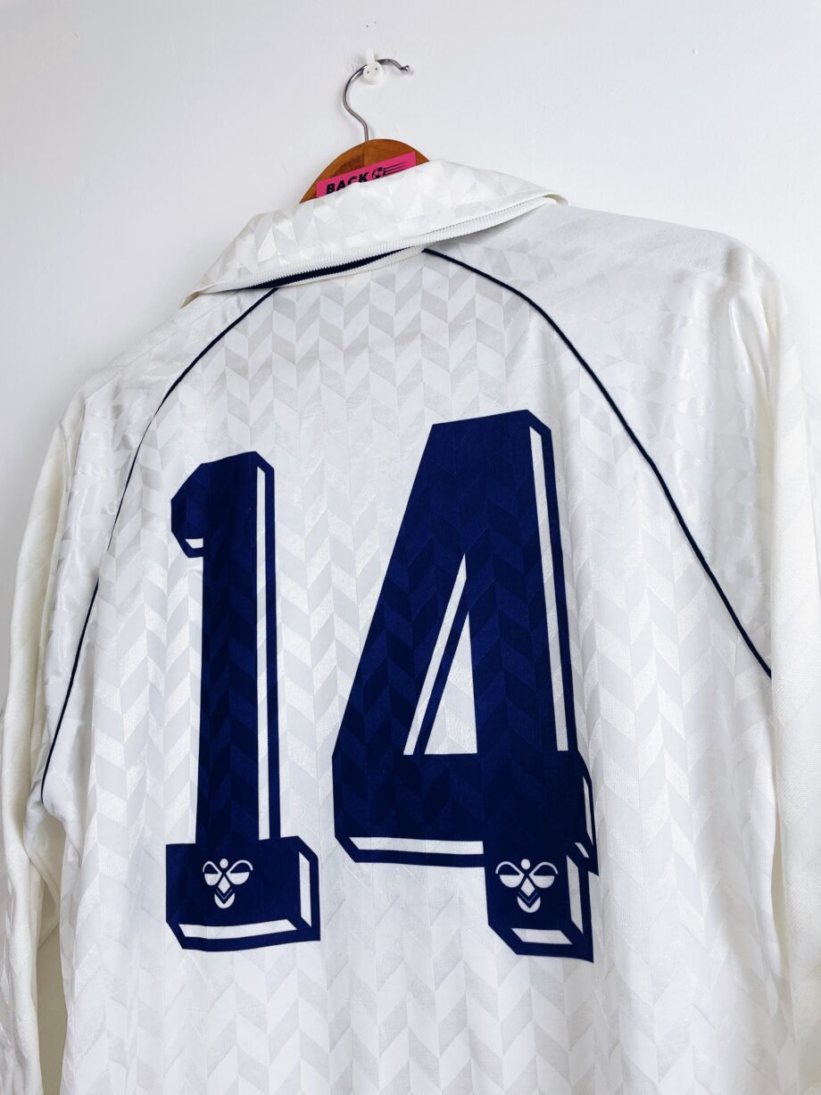 maillot vintage domicile de Tottenham 1987/1989 manches longue préparé (match issue) pour Howells #14