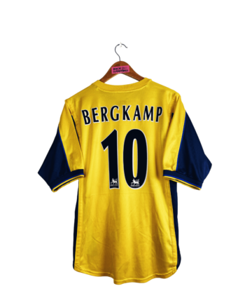 maillot vintage extérieur d'Arsenal 1999/2000 floqué Bergkamp