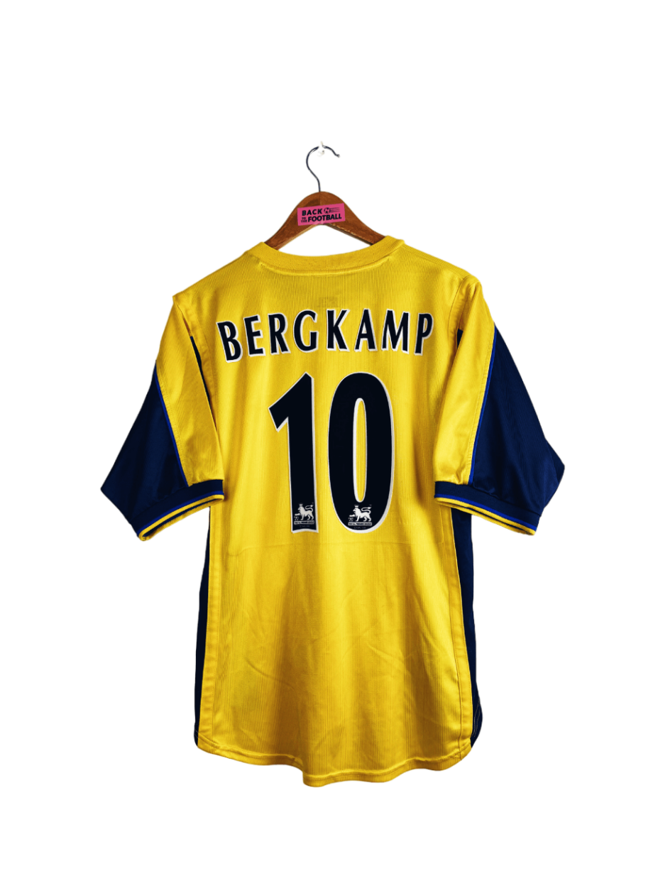 maillot vintage extérieur d'Arsenal 1999/2000 floqué Bergkamp