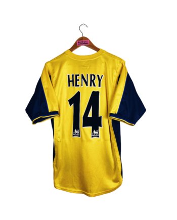 maillot vintage extérieur d'Arsenal 1999/2000 floqué Henry #14