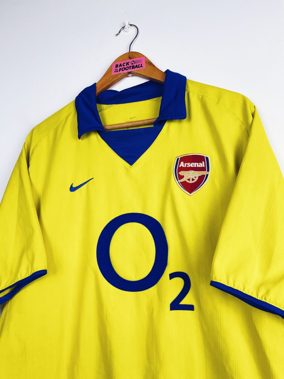 maillot vintage extérieur d'Arsenal 2003/2004