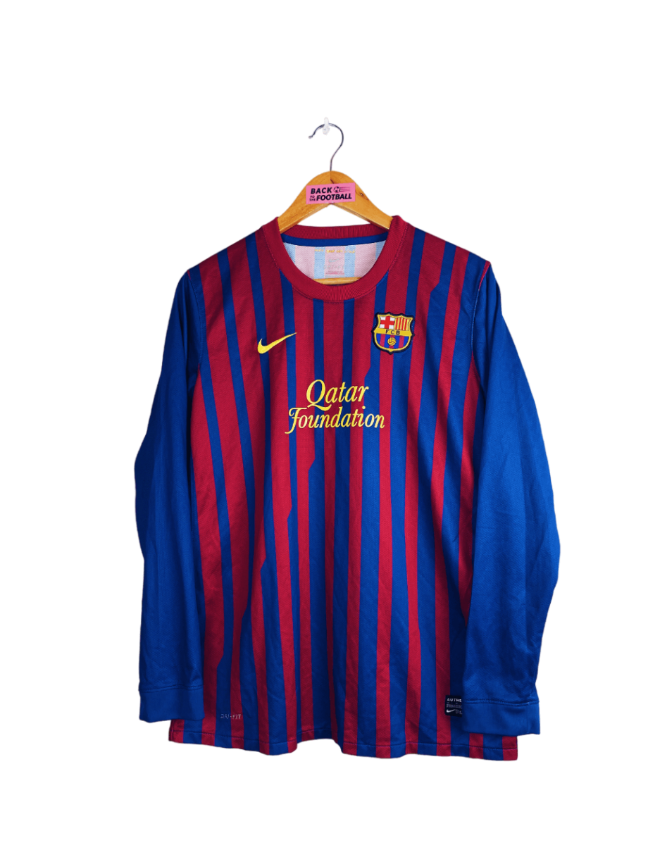 maillot vintage de Barcelone 2011/2012 manches longues issu du stock pro (player issue)