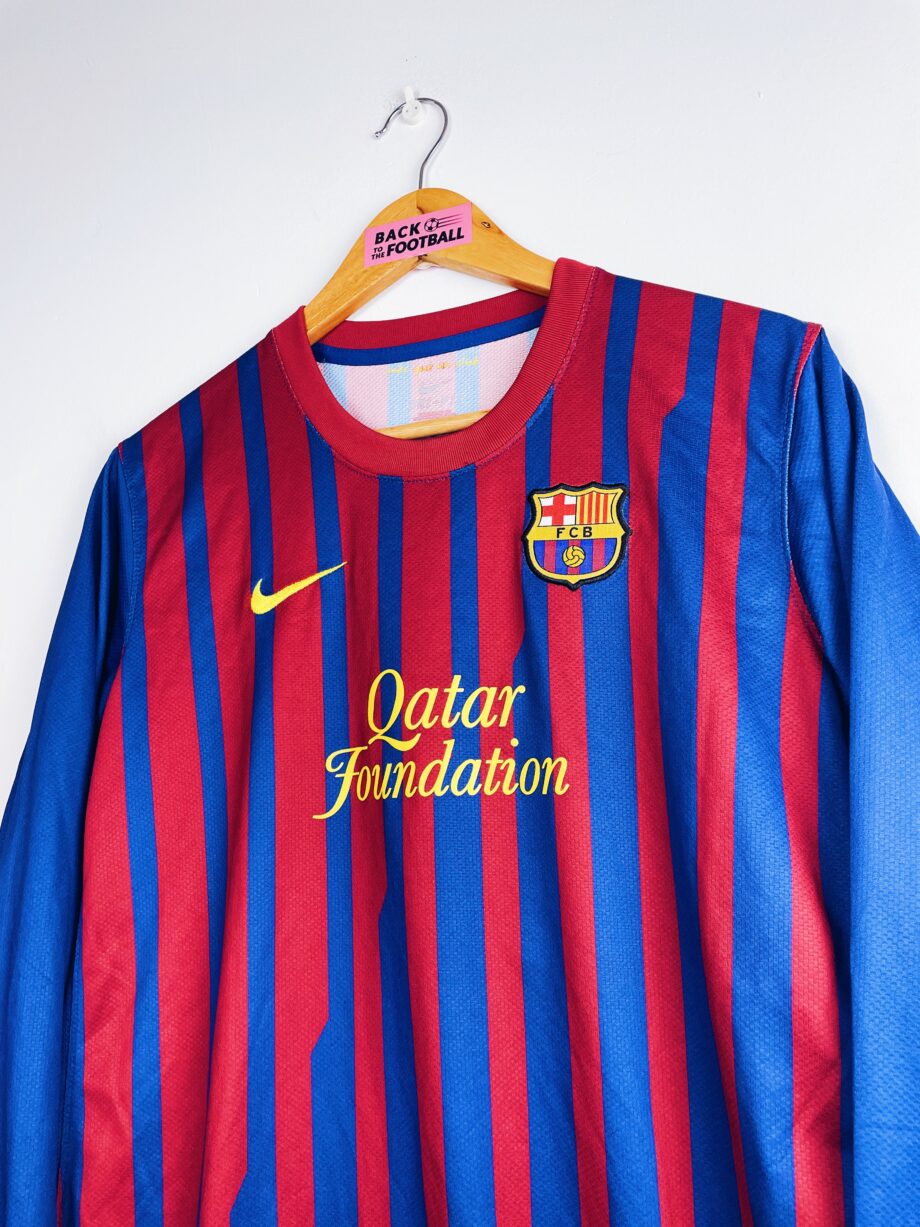 maillot vintage de Barcelone 2011/2012 manches longues issu du stock pro (player issue)