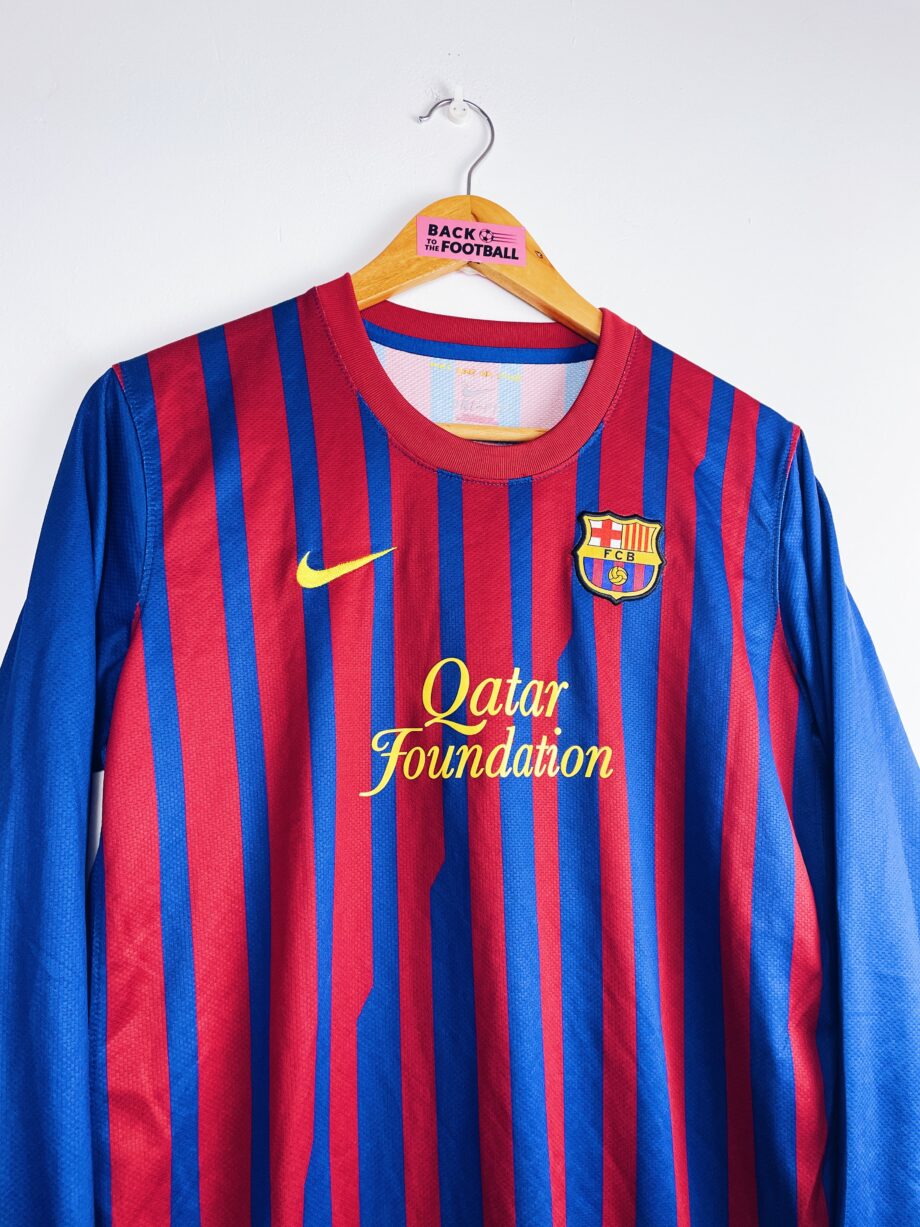 maillot vintage de Barcelone 2011/2012 manches longues issu du stock pro (player issue)