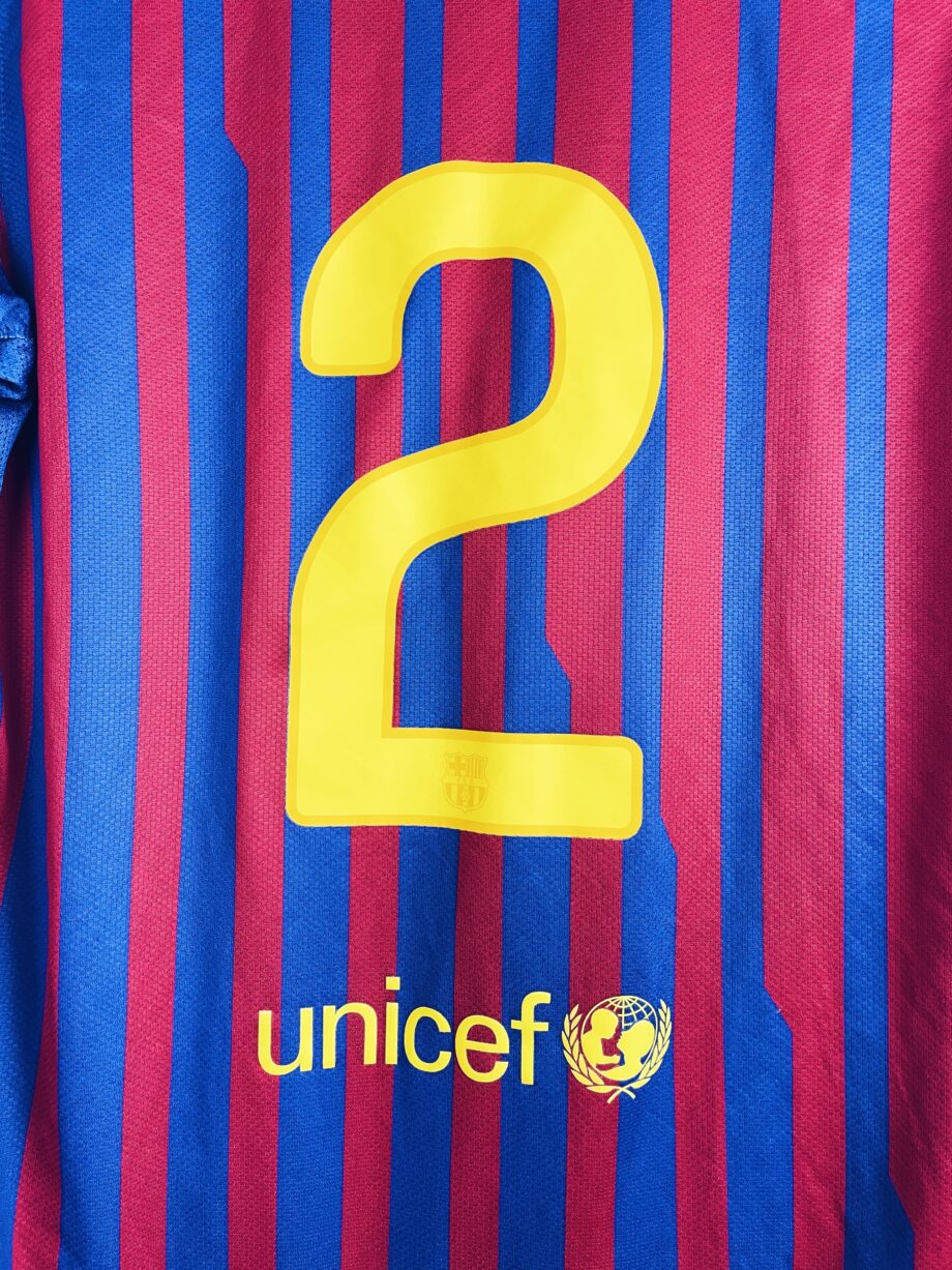 maillot vintage de Barcelone 2011/2012 manches longues issu du stock pro (player issue)