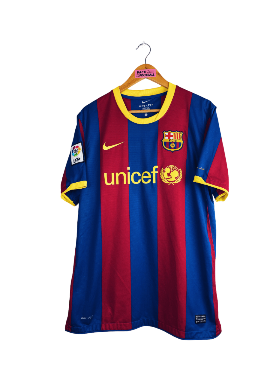 maillot vintage domicile de Barcelone 2010/2011 floqué Messi #10