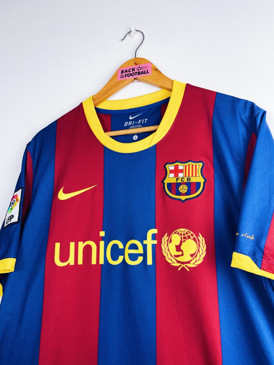 maillot vintage domicile de Barcelone 2010/2011 floqué Messi #10