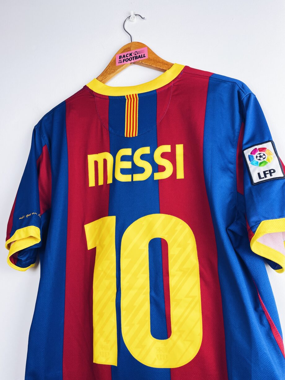 maillot vintage domicile de Barcelone 2010/2011 floqué Messi #10