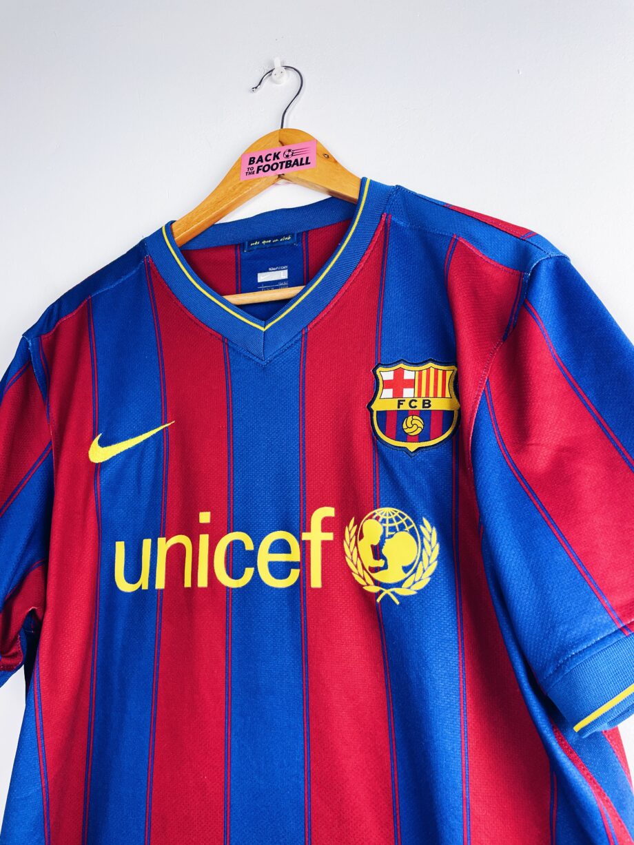 maillot vintage domicile de Barcelone 2009/2010 floqué Messi #10