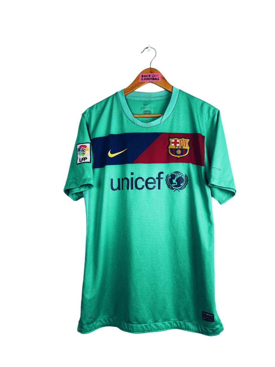 maillot vintage extérieur du FC Barcelone 2010/2011 floqué Messi #10