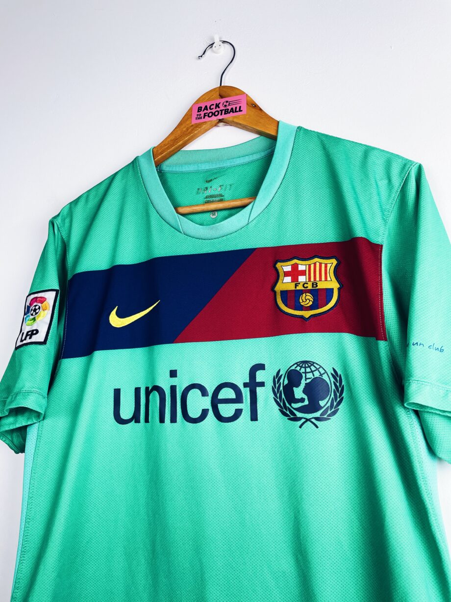 maillot vintage extérieur du FC Barcelone 2010/2011 floqué Messi #10