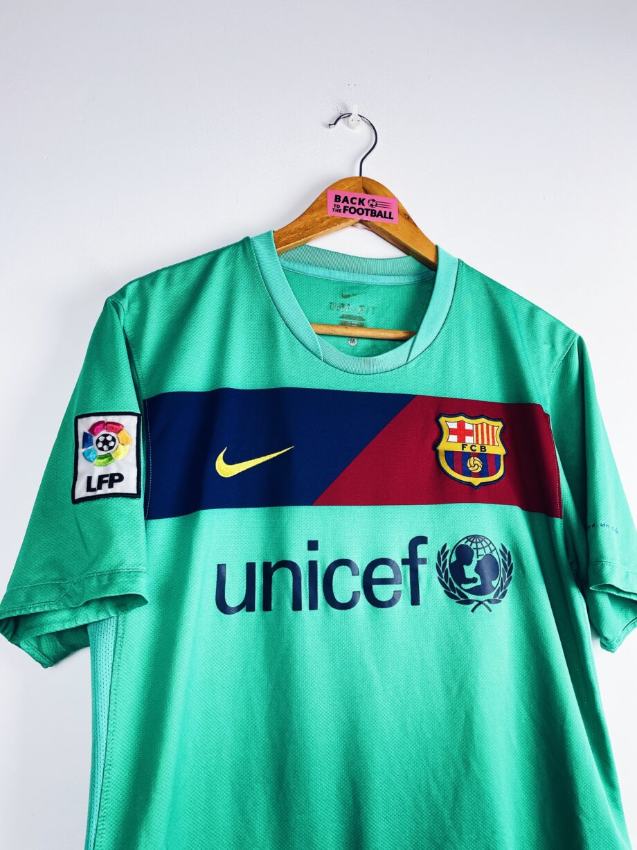 maillot vintage extérieur du FC Barcelone 2010/2011 floqué Messi #10