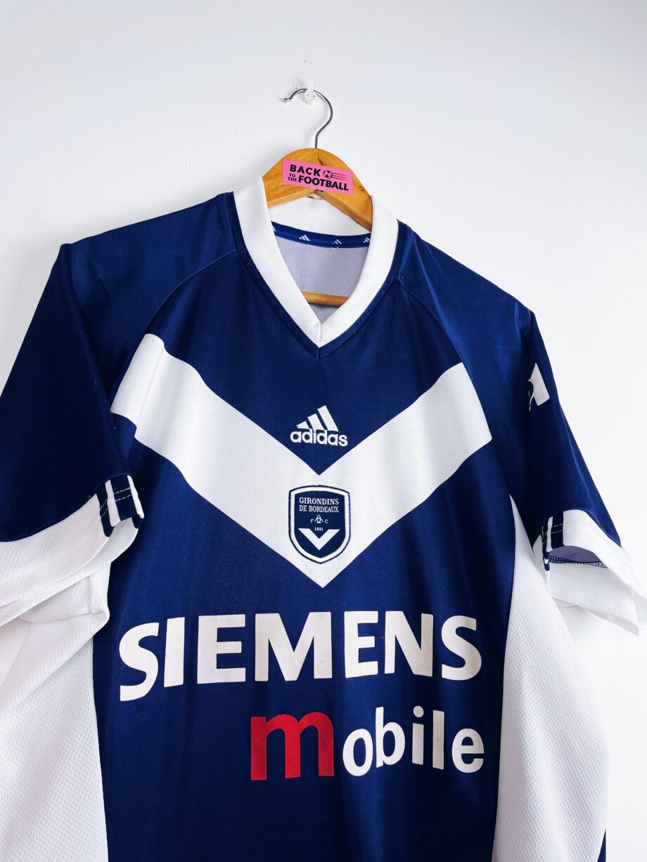 maillot vintage domicile des Girondins de Bordeaux 2001/2003 floqué Pauleta #22