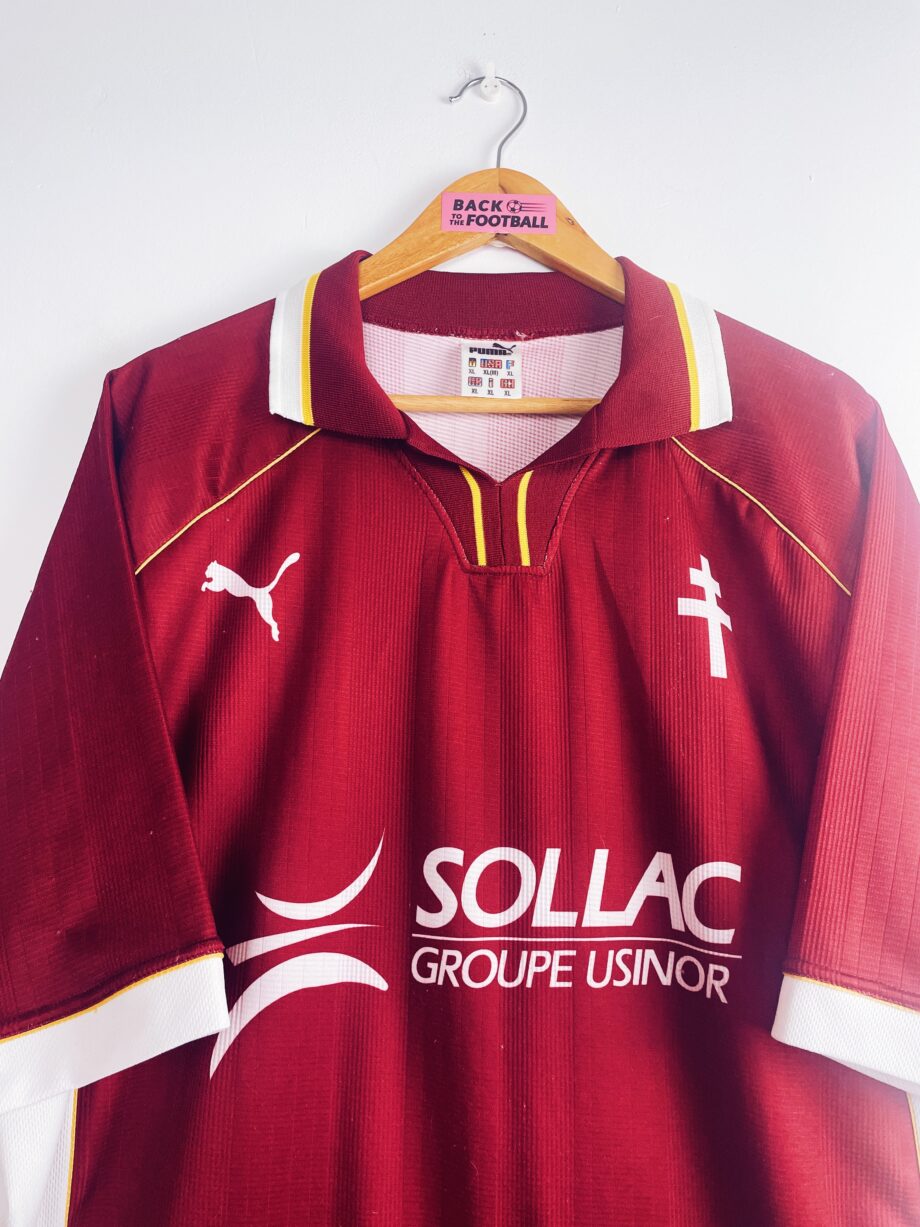 maillot vintage domicile du FC Metz 1998/1999