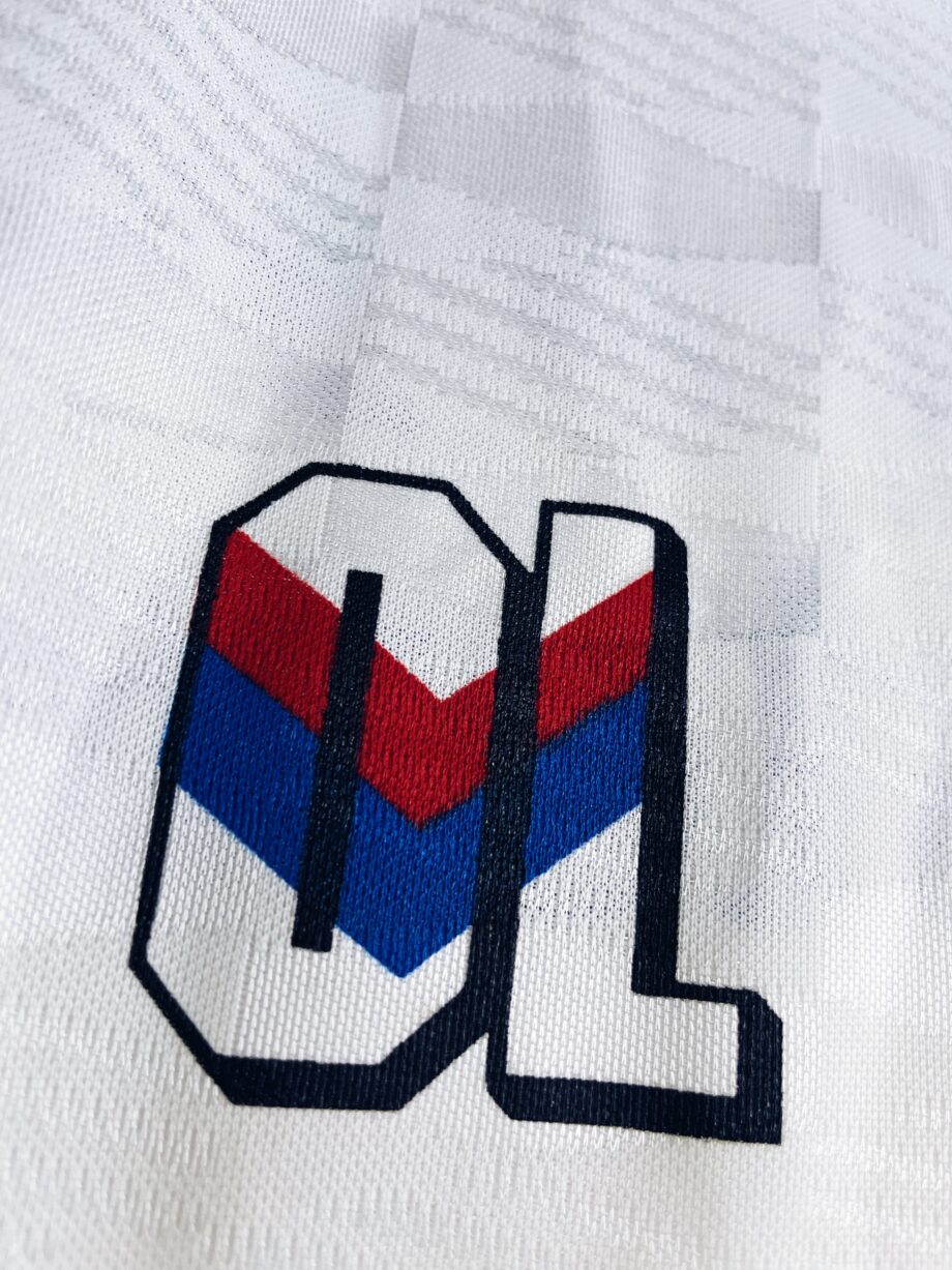 maillot vintage de l'OL 1992/1993 en manches longues