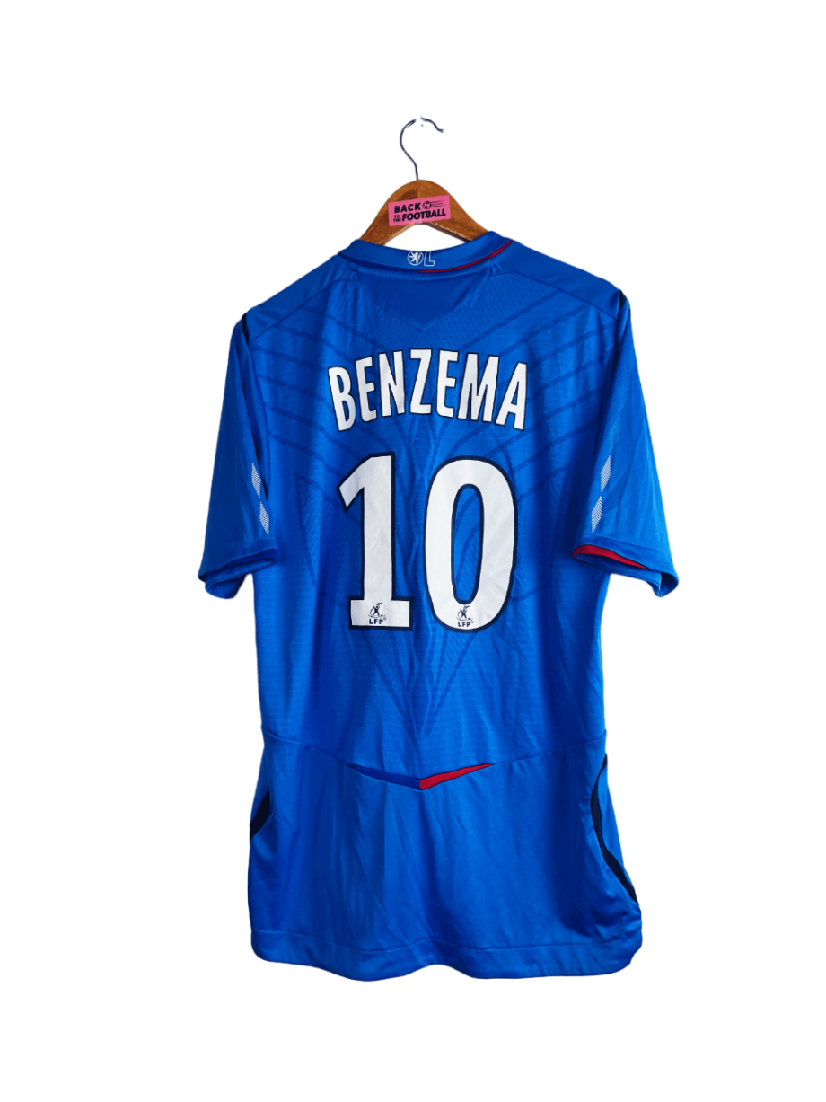 maillot vintage extérieur de l'OL 2008/2009 floqué Benzema #10