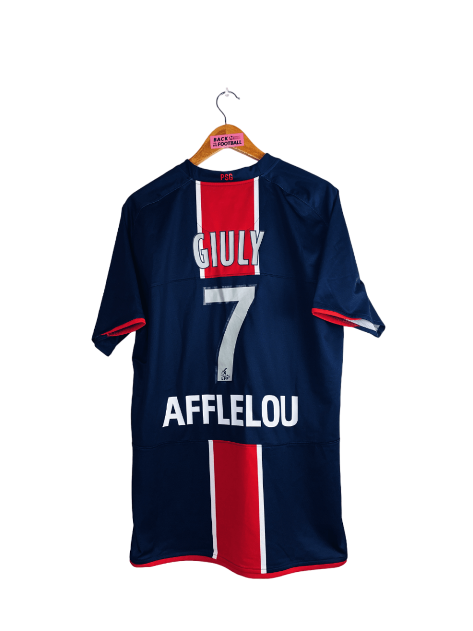 maillot vintage domicile du PSG 2008/2009 floqué Giuly #7