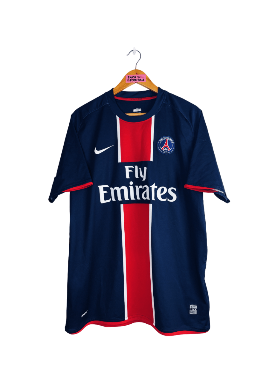 maillot vintage domicile du PSG 2008/2009 floqué Giuly #7