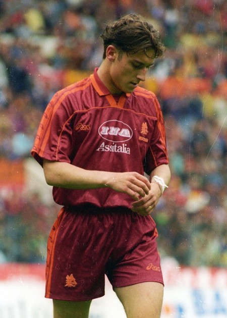 maillot vintage domicile AS Roma 1995/1996