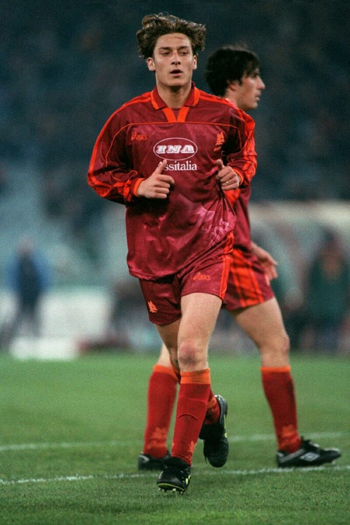 maillot vintage domicile AS Roma 1995/1996