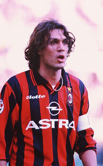 maillot vintage domicile AC Milan 1997/1998