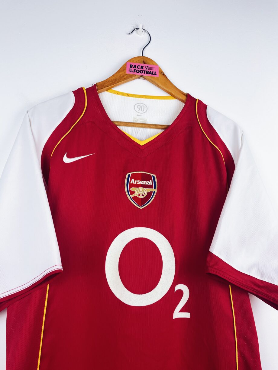 maillot vintage domicile Arsenal 2004/2005 floqué Henry #14