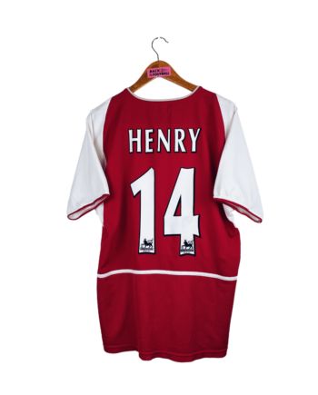 maillot vintage domicile Arsenal 2002/2004 floqué Henry