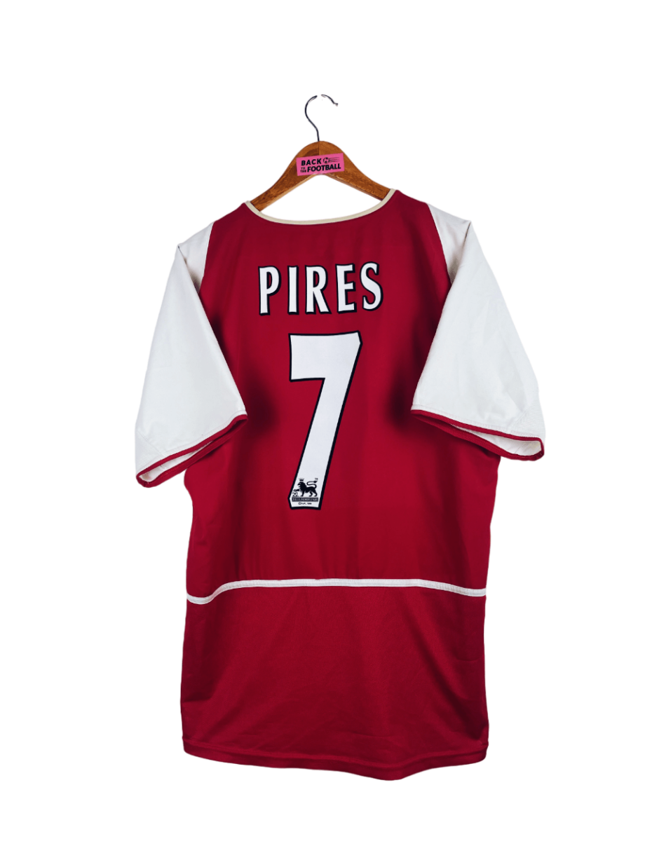 maillot vintage domicile Arsenal 2002/2004 floqué Pires