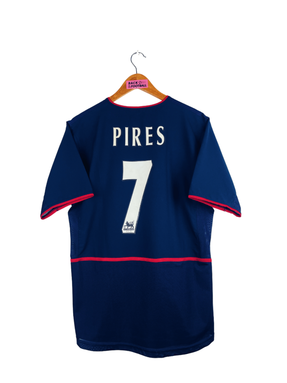 maillot vintage extérieur Arsenal 2002/2003 floqué Pires #7