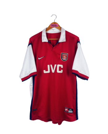 maillot vintage domicile d'Arsenal 1998/1999