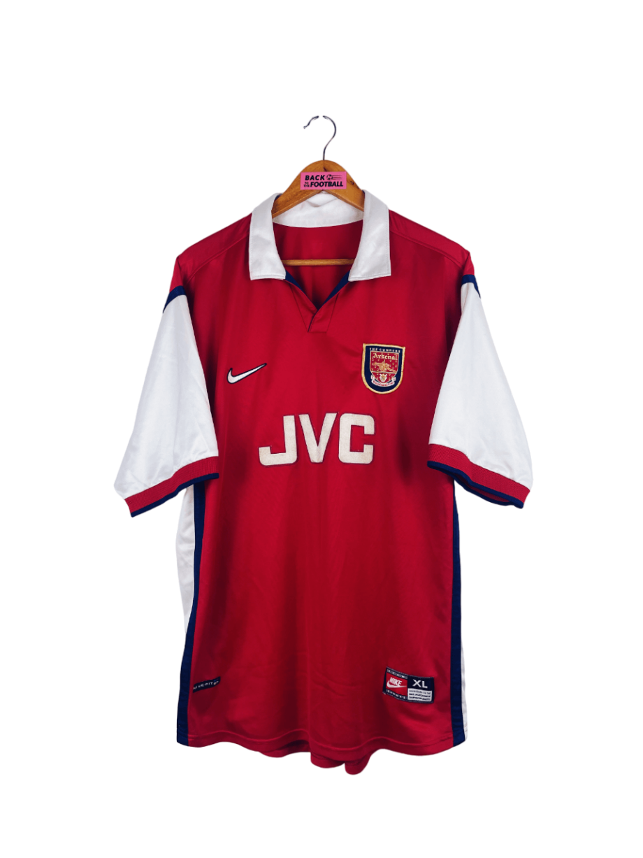 maillot vintage domicile d'Arsenal 1998/1999