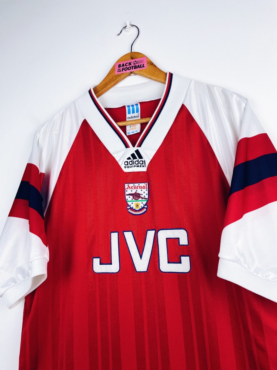 maillot vintage domicile Arsenal 1992/1994