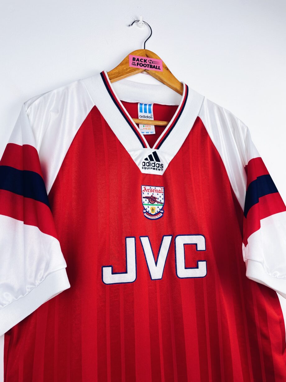 maillot vintage domicile Arsenal 1992/1994