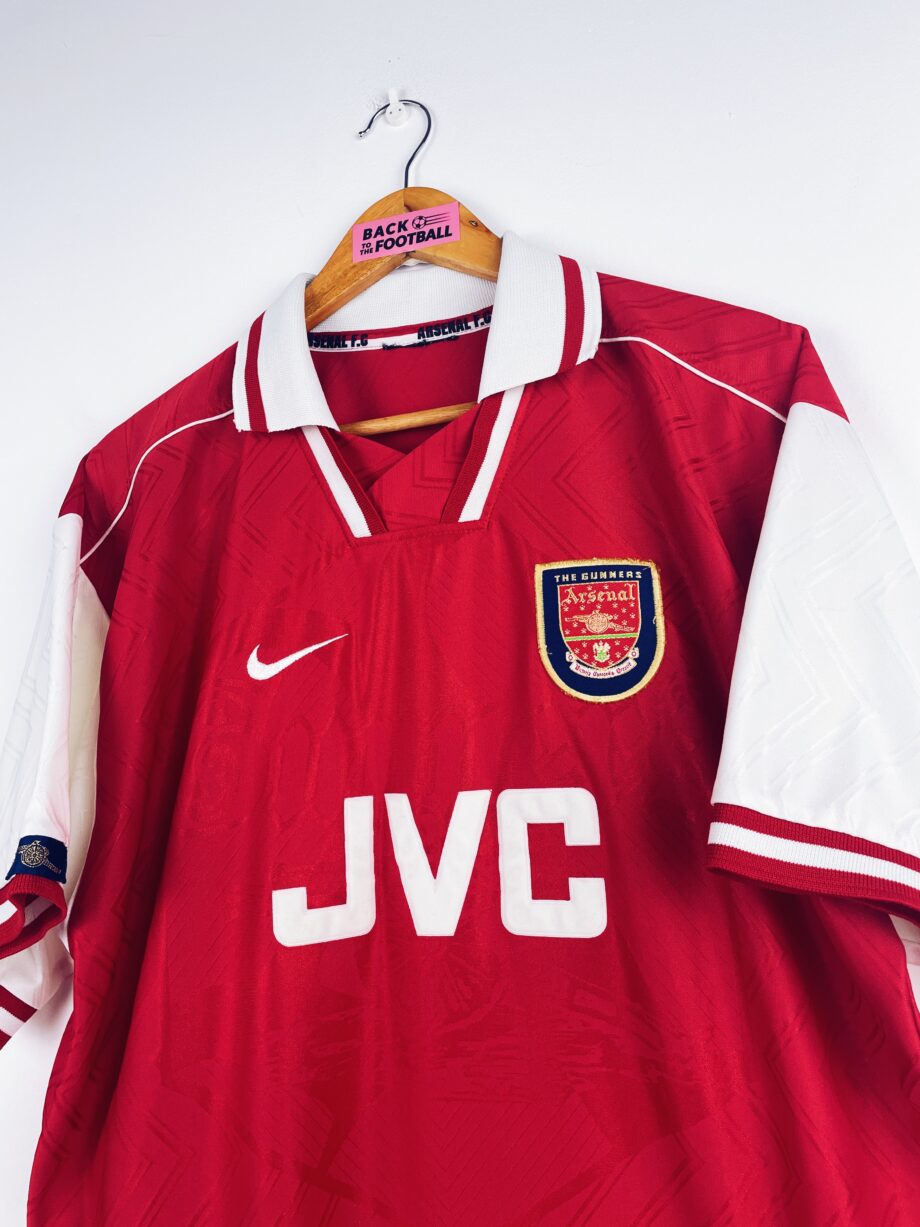 maillot vintage domicile Arsenal 1996/1998