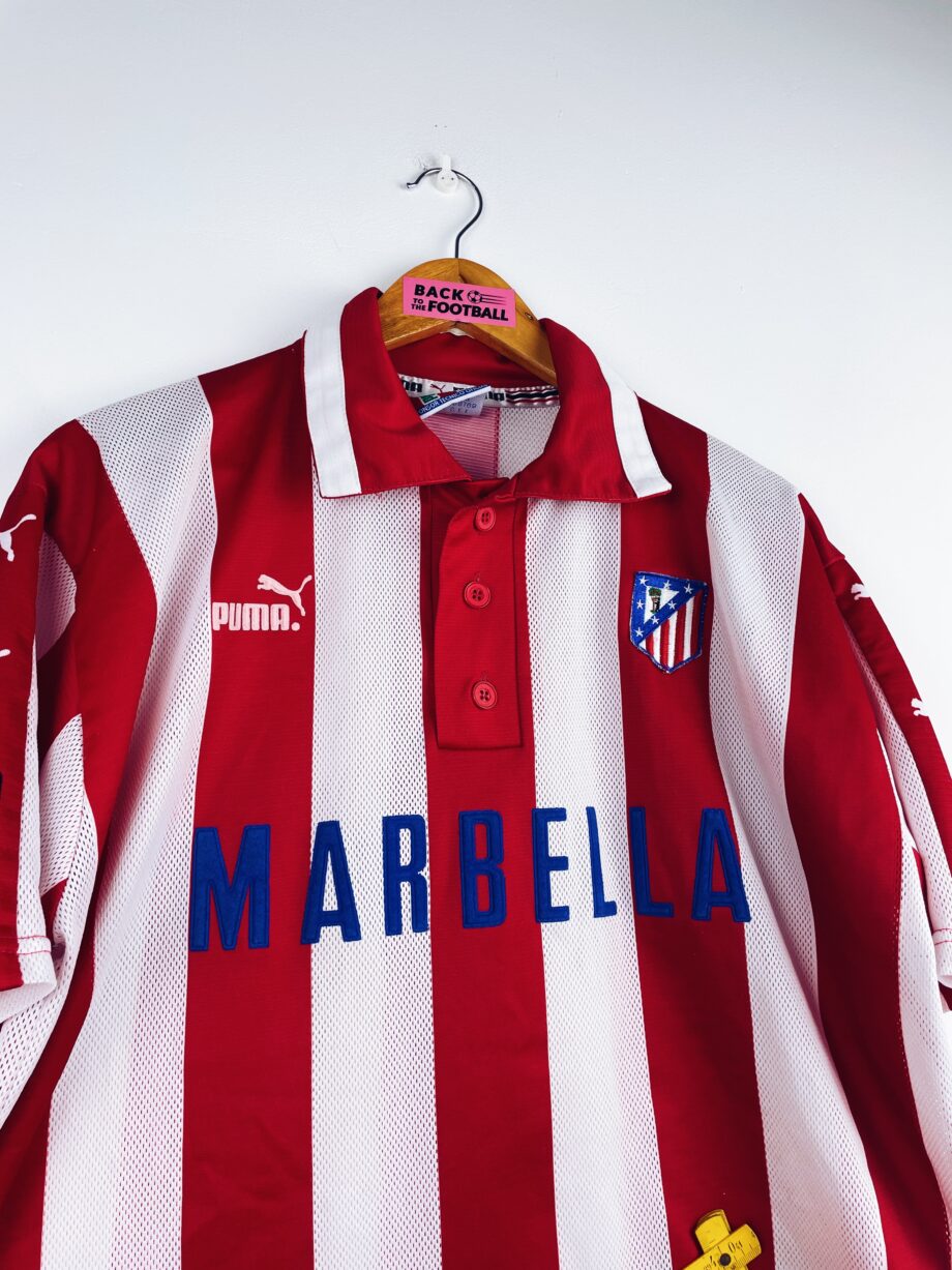 maillot vintage domicile Atlético Madrid 1997/1998