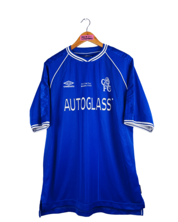 maillot vintage domicile Chelsea 2000/2001 FA Cup final