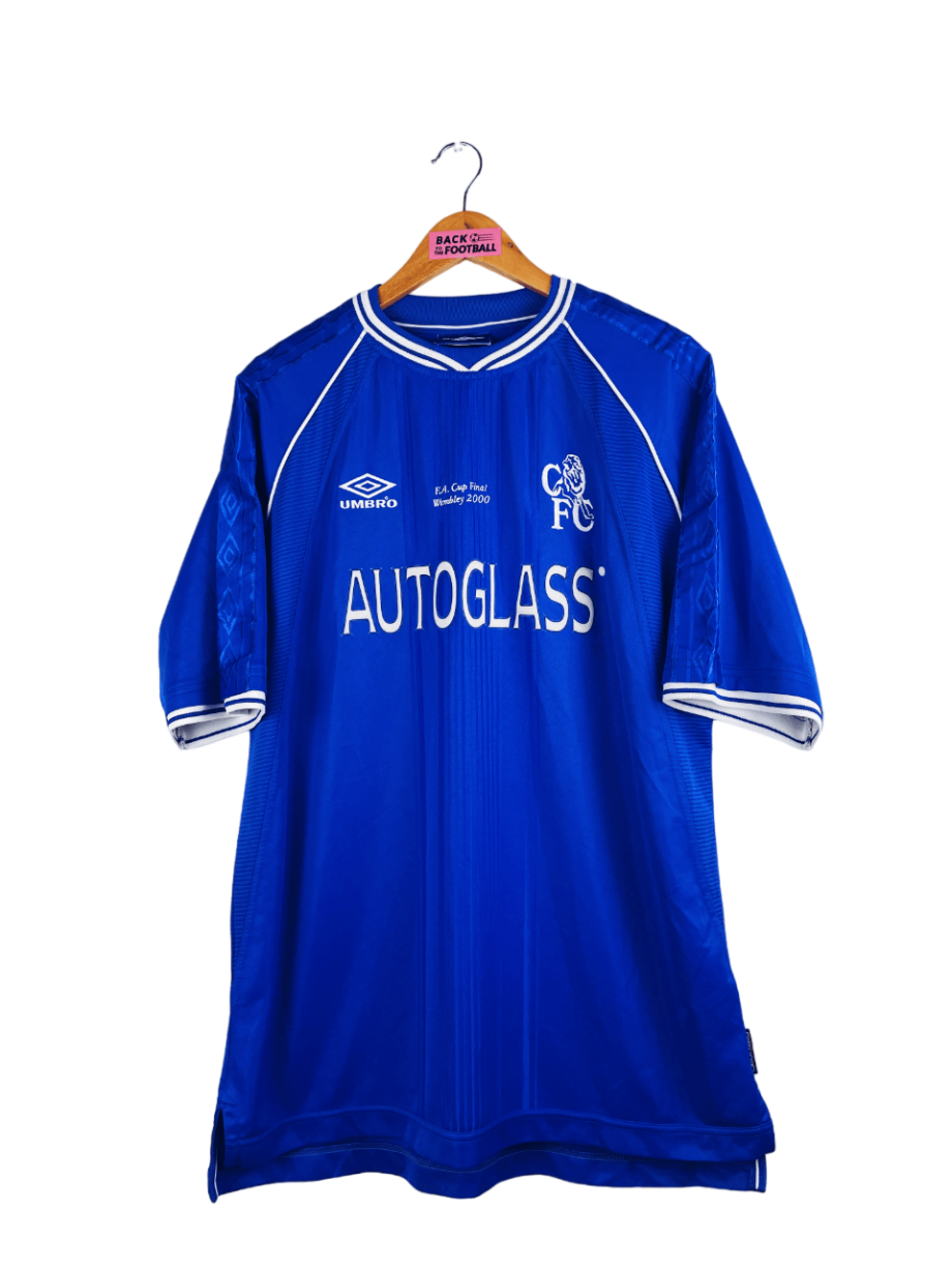 maillot vintage domicile Chelsea 2000/2001 FA Cup final