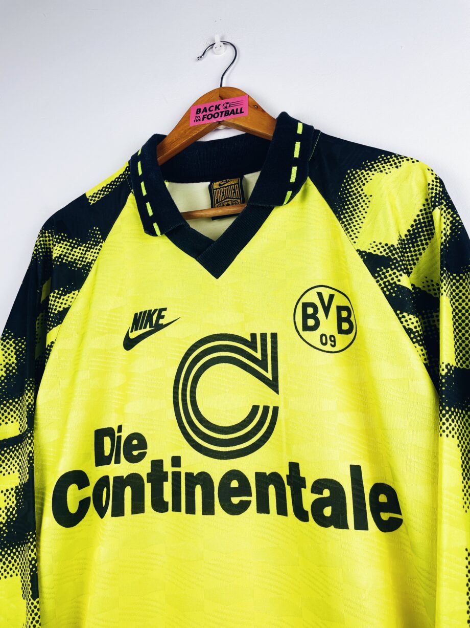 maillot vintage domicile Borussia Dortmund 1992/1993 manches longues