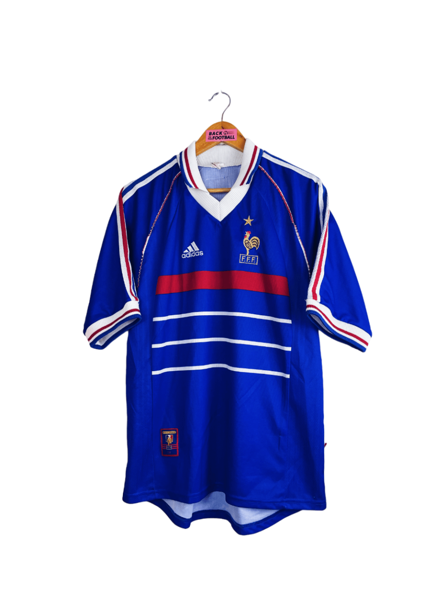 maillot vintage équipe de France 1998 pour la Coupe du Monde avec étoile