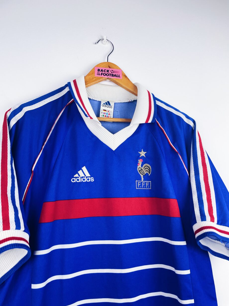 maillot vintage domicile équipe de France 1998