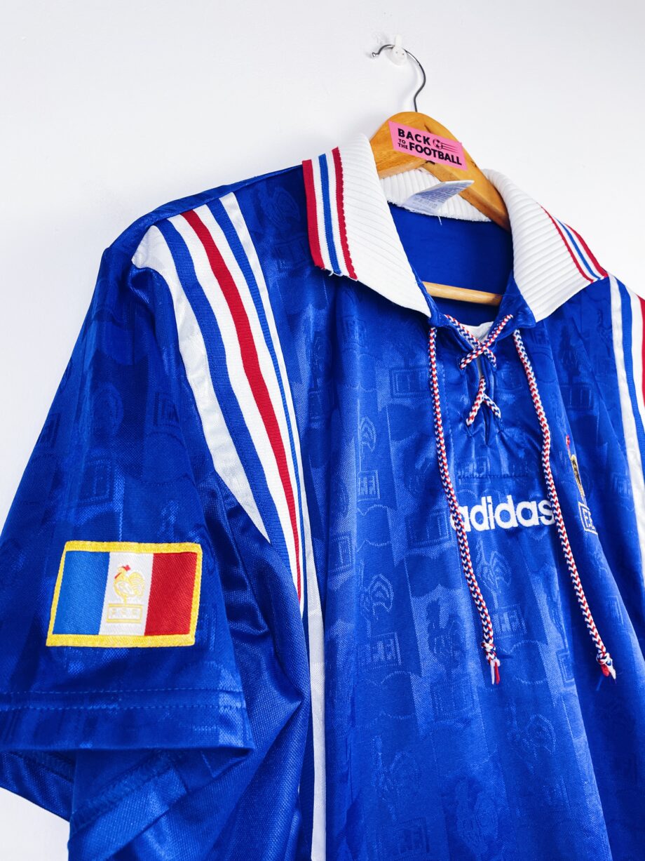 maillot vintage domicile France 1996