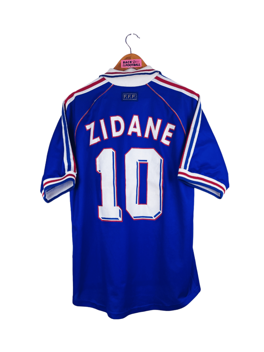 maillot vintage domicile France 1998 floqué Zidane #10