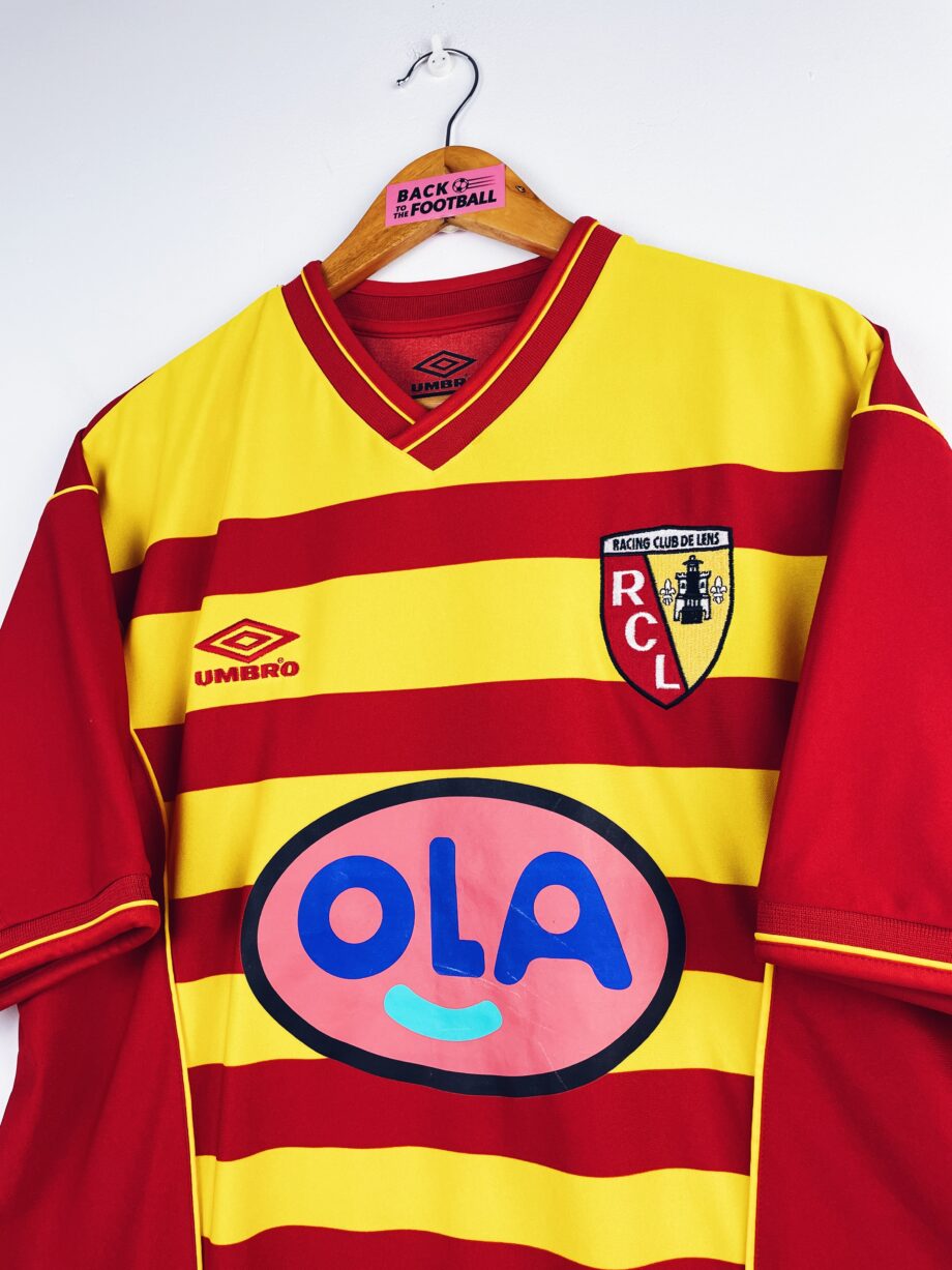 maillot vintage domicile RC Lens 2000/2001